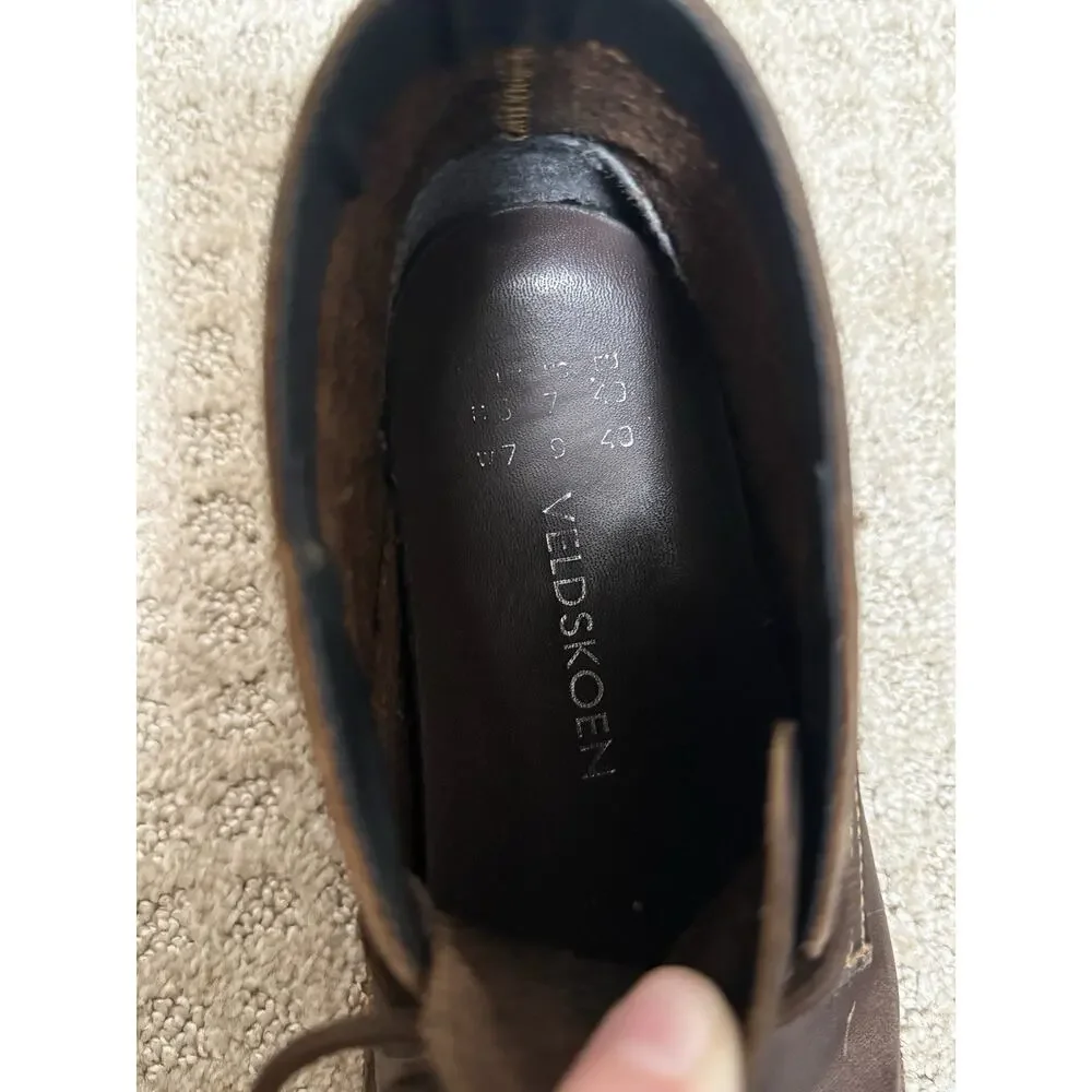 Veldskoen Heritage Mens Brown Leather Chukka Desert Boots Size 7.5 South Africa